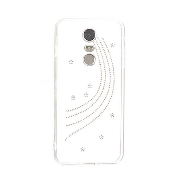 

TPU+PC Unique со стразами для Xiaomi Redmi 5 (Бесцветный / Комета) (576713)