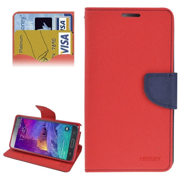 

Чехол Mercury Cross Series для Samsung Galaxy Note 4 (N910) - Red