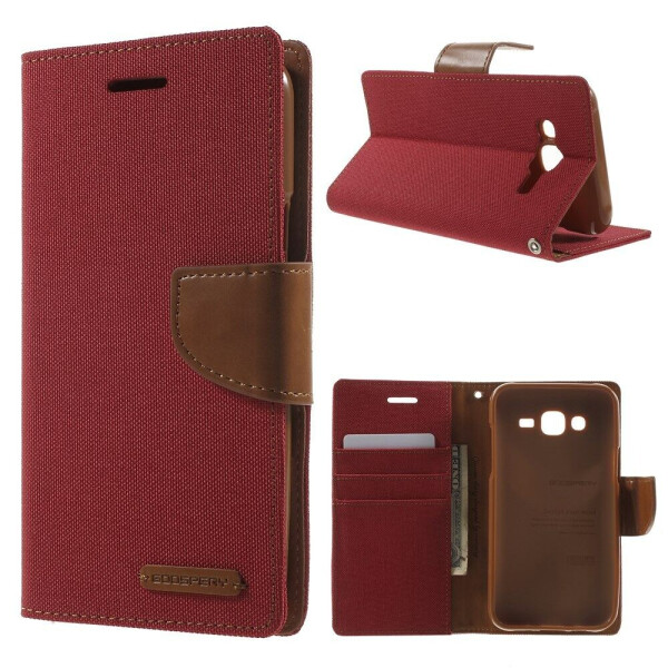 

Чехол MERCURY Canvas Diary для Samsung Galaxy J5 - Red