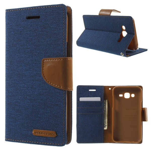 

Чехол MERCURY Canvas Diary для Samsung Galaxy J5 - Blue