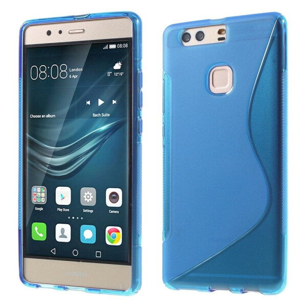 

Силиконовый чехол Deexe S Line для Huawei P9 Plus - Blue