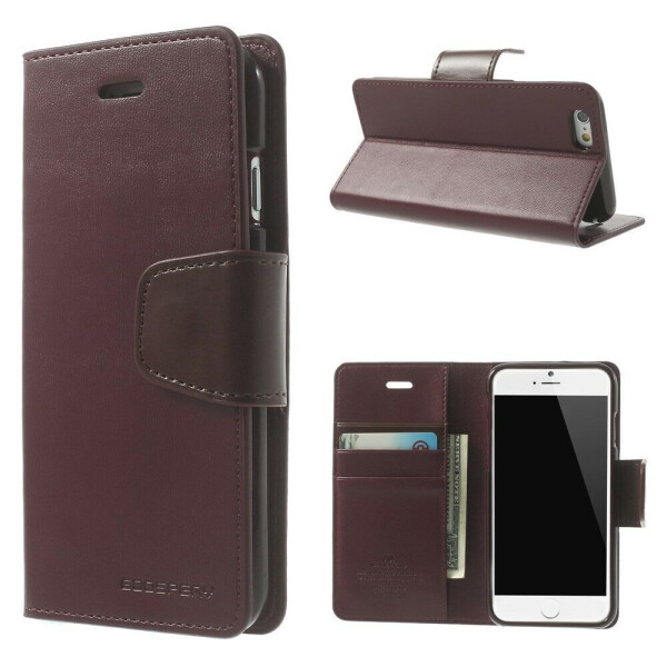 

Чехол MERCURY Sonata Diary для iPhone 6/6s Plus - Wine Red