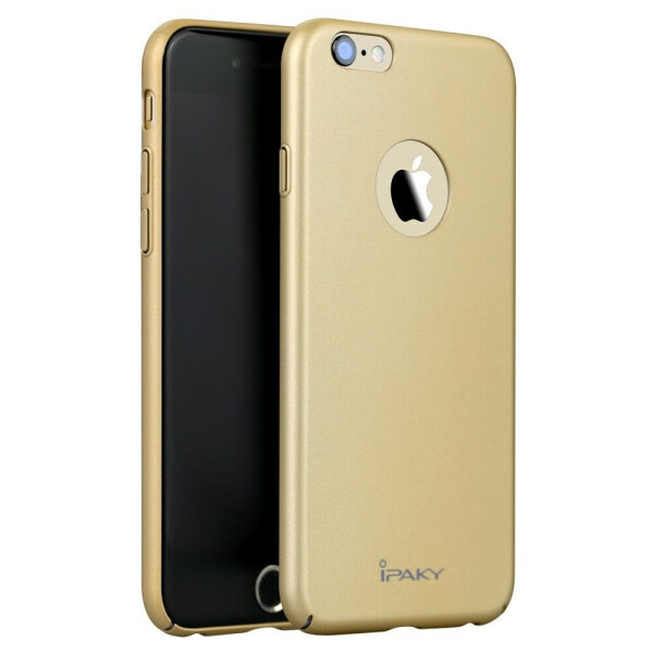 

Пластиковый чехол IPAKY Slim 0.6mm для iPhone 6/6s Plus - Gold