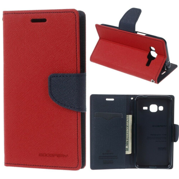 

Чехол MERCURY Fancy Diary для Samsung Galaxy J3 2016 (J320) - Red
