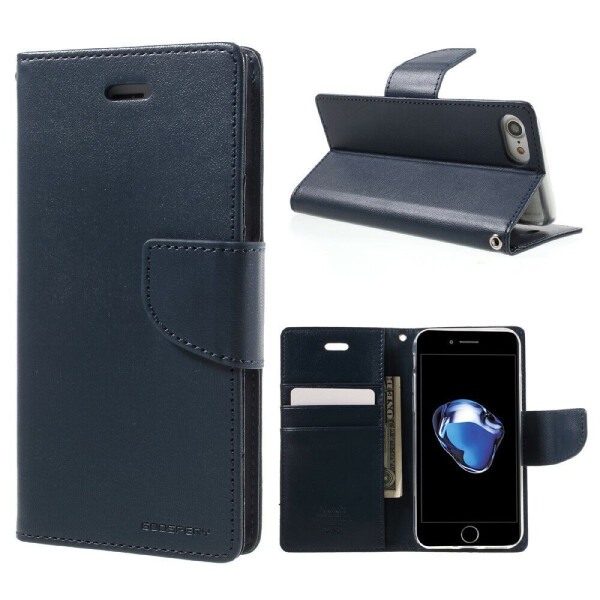 

Чехол MERCURY Bravo Diary для iPhone 7 / iPhone 8 - Dark Blue