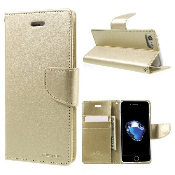 

Чехол MERCURY Bravo Diary для iPhone 7 / iPhone 8 - Gold