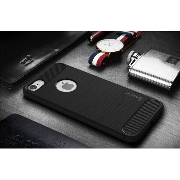 

Силиконовый чехол IPAKY Brushed TPU для iPhone 7 - Black
