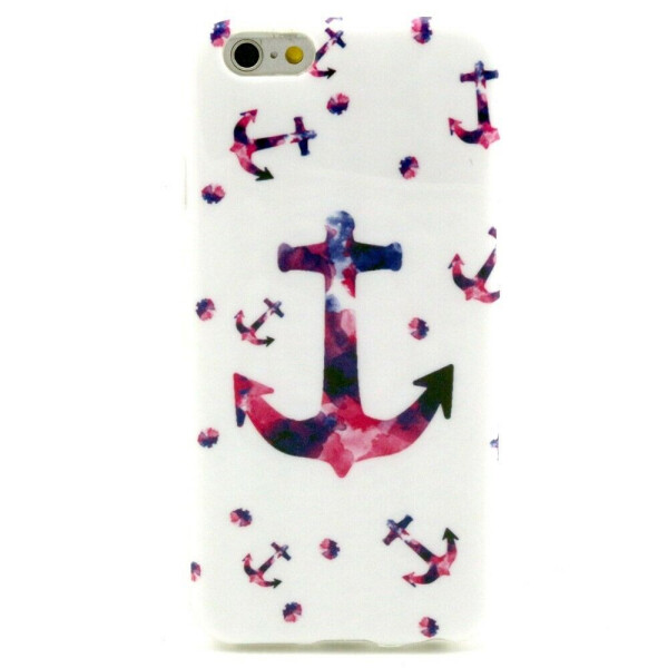 

Силиконовый чехол Deexe Life Style для iPhone 6/6s - Anchor&Sea