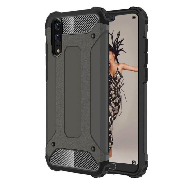 

бронированный противоударный TPU+PC Immortal для Huawei P20 Pro (Металл / Gun Metal) (583984)