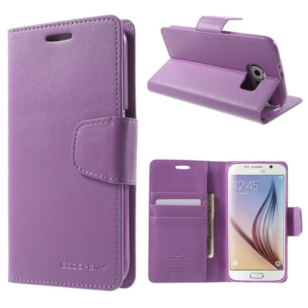 

Чехол-книжка MERCURY Sonata Diary для Samsung Galaxy S6 (G920) - Purple