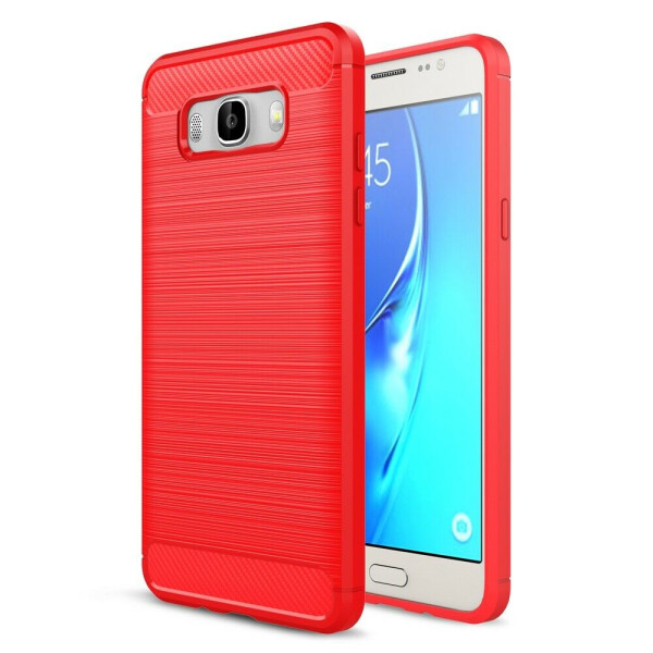 

Силиконовый чехол UniCase Carbon для Samsung Galaxy J7 2016 (J710) - Red