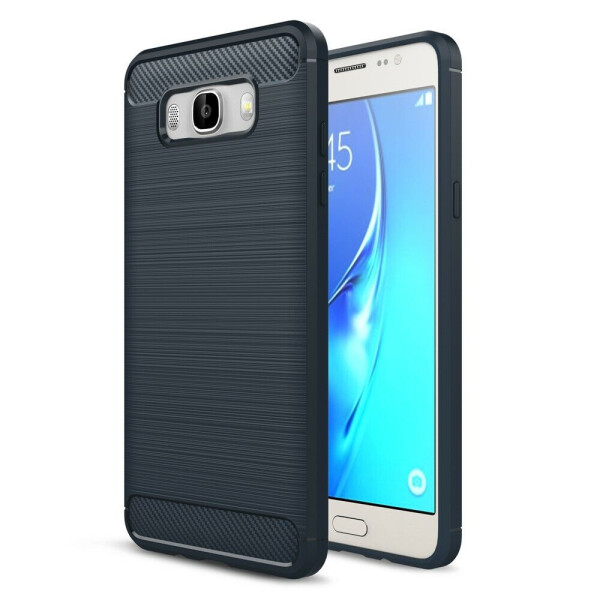 

Силиконовый чехол UniCase Carbon для Samsung Galaxy J7 2016 (J710) - Dark Blue