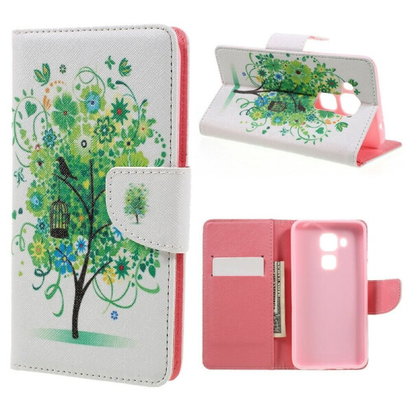 

Чехол-книжка UniCase Color для Huawei Nova Plus - Colorful Tree