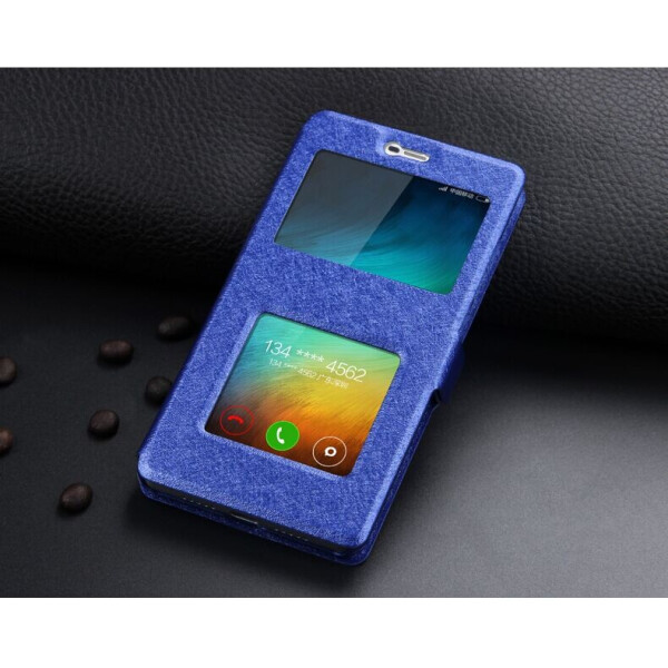 

Чехол-книжка Deexe View Series для Xiaomi Redmi 4 / Redmi 4 Prime / Redmi 4 Pro - Blue