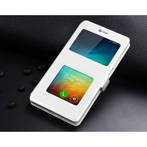 

Чехол-книжка Deexe View Series для Xiaomi Redmi 4 / Redmi 4 Prime / Redmi 4 Pro - White