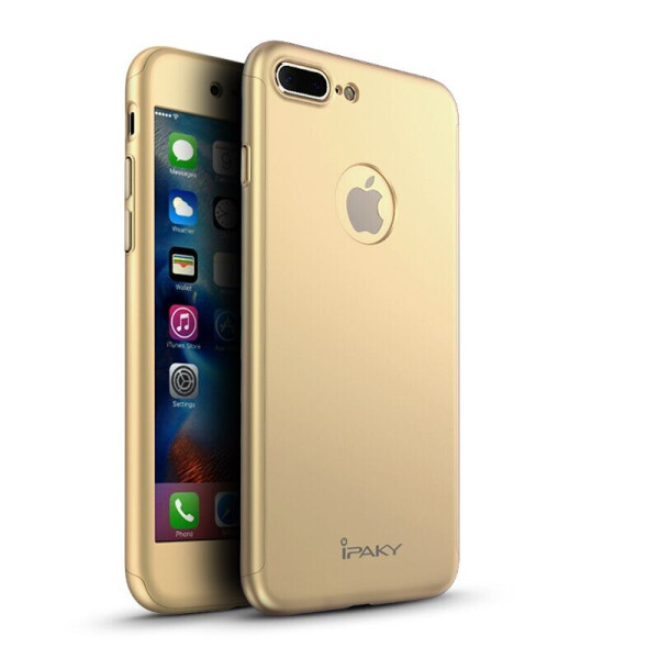 

Защитный чехол IPAKY Full Protect для iPhone 7 Plus - Gold