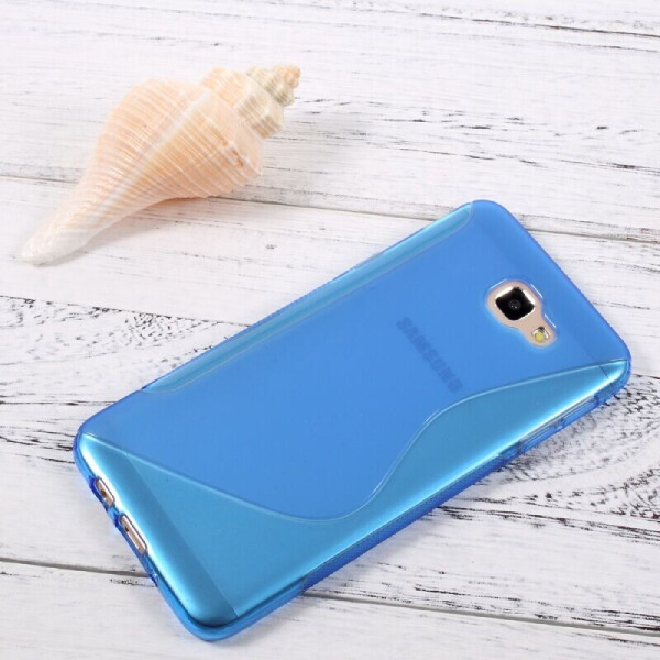 

Силиконовый (TPU) чехол Deexe S Line для Samsung Galaxy J5 Prime - Blue