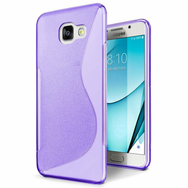 

Силиконовый чехол Deexe S Line для Samsung Galaxy A3 2017 (A320) - Violet
