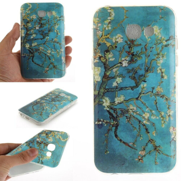 

Силиконовый (TPU) чехол Deexe Life Style для Samsung Galaxy A3 2017 (A320) - Apricot Tree