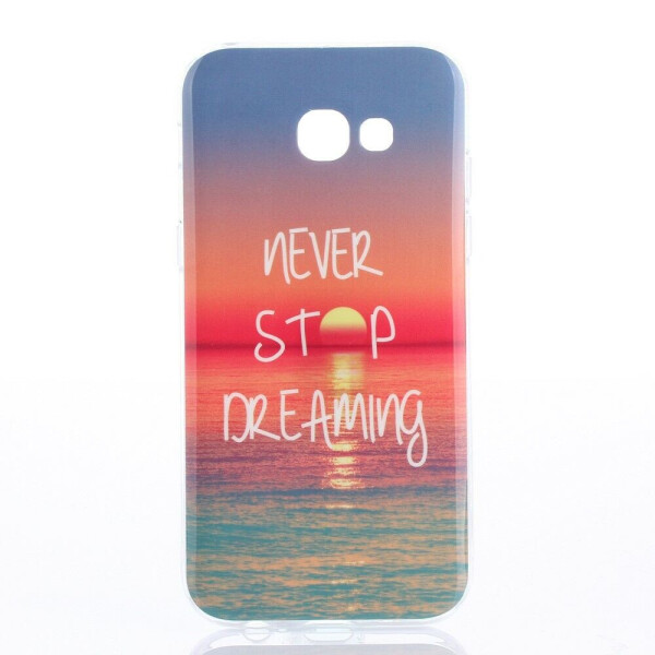 

Силиконовый (TPU) чехол Deexe Life Style для Samsung Galaxy A3 2017 (A320) - Never Stop Dreaming