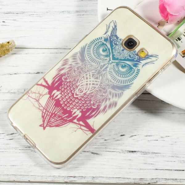 

Силиконовый (TPU) чехол Deexe Life Style для Samsung Galaxy A3 2017 (A320) - Owl on a Branch