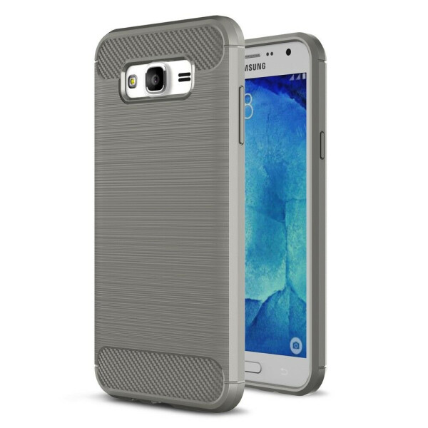 

Защитный чехол UniCase Carbon для Samsung Galaxy J7 (J700) / J7 Neo (J701) - Gray