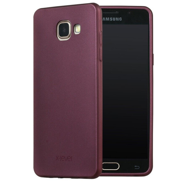 

Силиконовый (TPU) чехол X-LEVEL Matte для Samsung Galaxy A5 2016 (A510) - Wine Red
