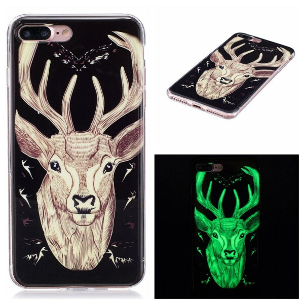 

Силиконовый (TPU) чехол Deexe LumiCase для iPhone 7 Plus / iPhone 8 Plus - Elk