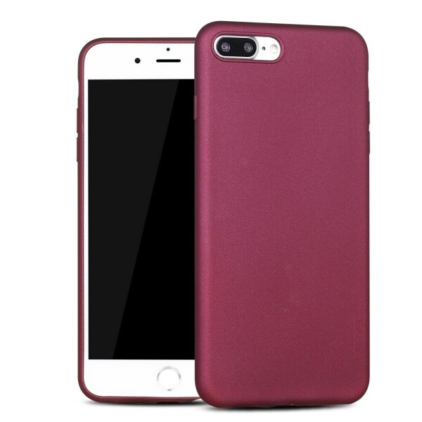 

Силиконовый (TPU) чехол X-LEVEL Matte для iPhone 7 Plus / iPhone 8 Plus - Wine Red