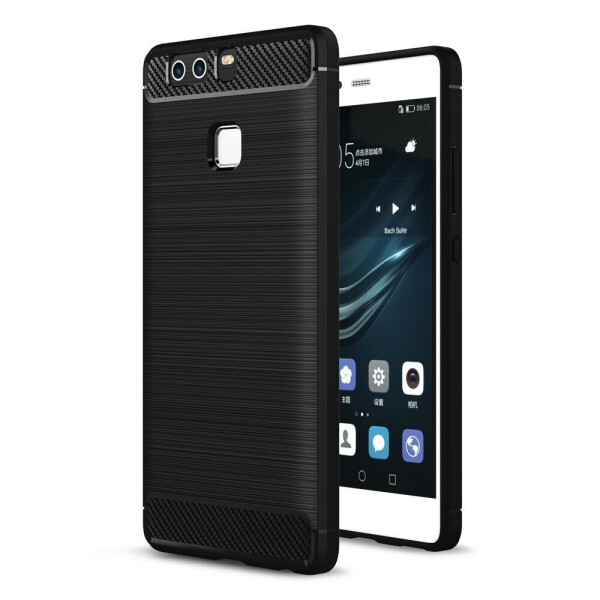 

Защитный чехол UniCase Carbon для Huawei P9 - Black