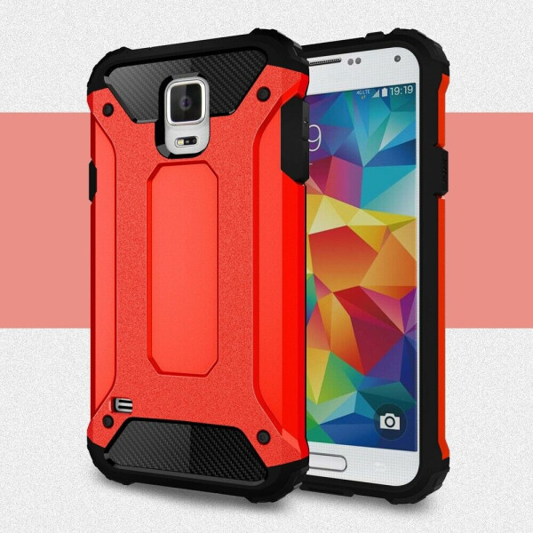 

Защитный чехол UniCase Rugged Guard для Samsung Galaxy S5 (G900) - Red