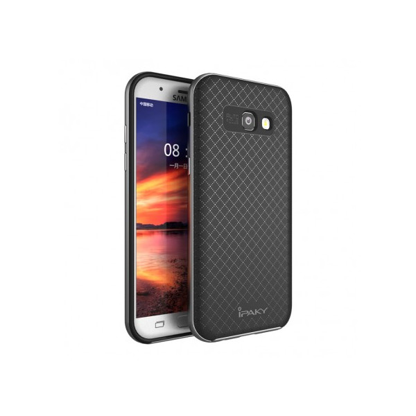 

iPaky TPU+PC для Samsung A320 Galaxy A3 (2017) (Черный / Серый) (58765)