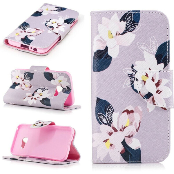 

Чехол-книжка UniCase Life Style для Samsung Galaxy A3 2017 (A320) - White Flowers B