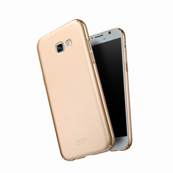 

Пластиковый чехол LENUO Silky Touch для Samsung Galaxy A3 2017 (A320) - Gold
