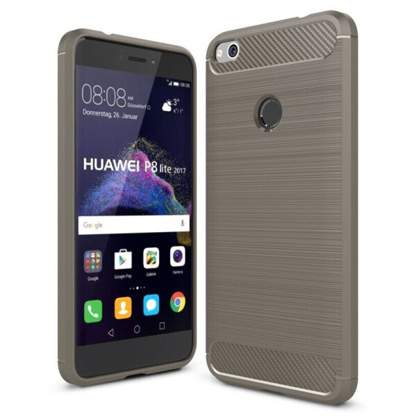 

Защитный чехол UniCase Carbon для Huawei P8 Lite (2017) - Gray