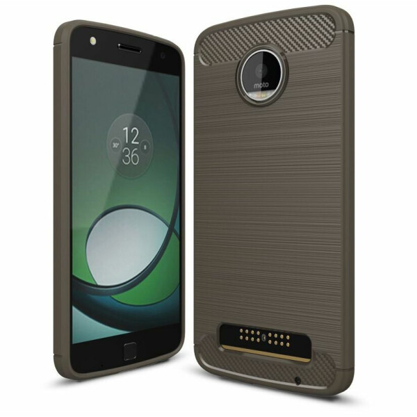 

Защитный чехол UniCase Carbon для Motorola Moto Z Play - Gray