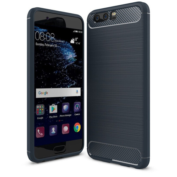 

Защитный чехол UniCase Carbon для Huawei P10 Plus - Dark Blue