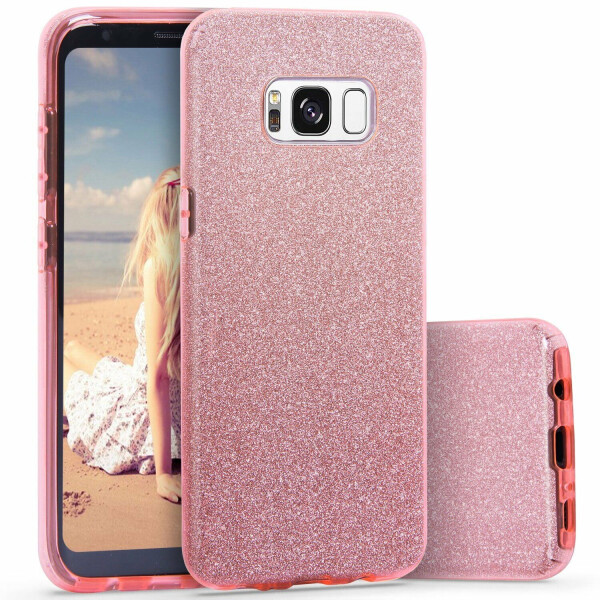 

Силиконовый (TPU) чехол UniCase Glitter Cover для Samsung Galaxy S8 (G950) - Pink