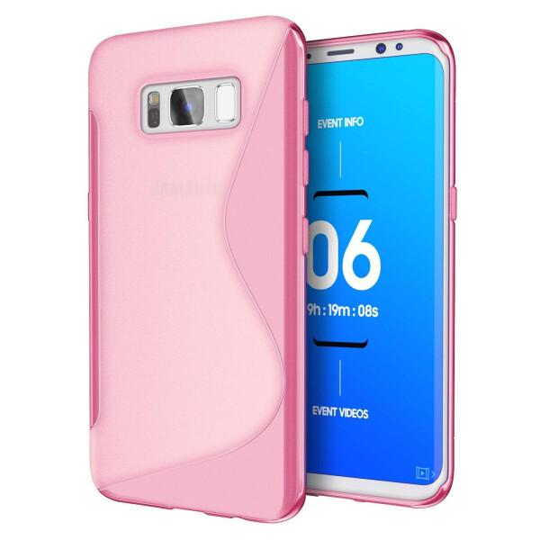 

Силиконовый (TPU) чехол Deexe S Line для Samsung Galaxy S8 Plus (G955) - Magenta
