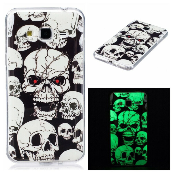 

Силиконовый (TPU) чехол Deexe LumiCase для Samsung Galaxy J3 2016 (J320) - Mystique Skulls