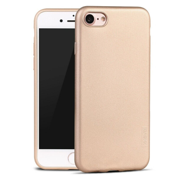 

Силиконовый (TPU) чехол X-LEVEL Matte для iPhone SE 2 (2020) / iPhone 7 / iPhone 8 - Gold