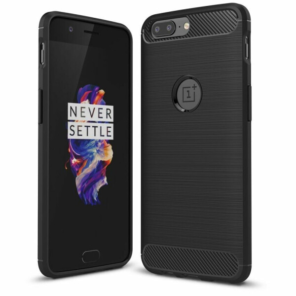 

Защитный чехол UniCase Carbon для OnePlus 5 - Black