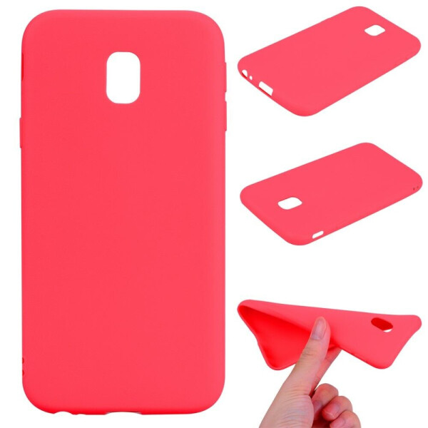 

Силиконовый (TPU) чехол Deexe Soft Case для Samsung Galaxy J3 2017 (J330) - Red