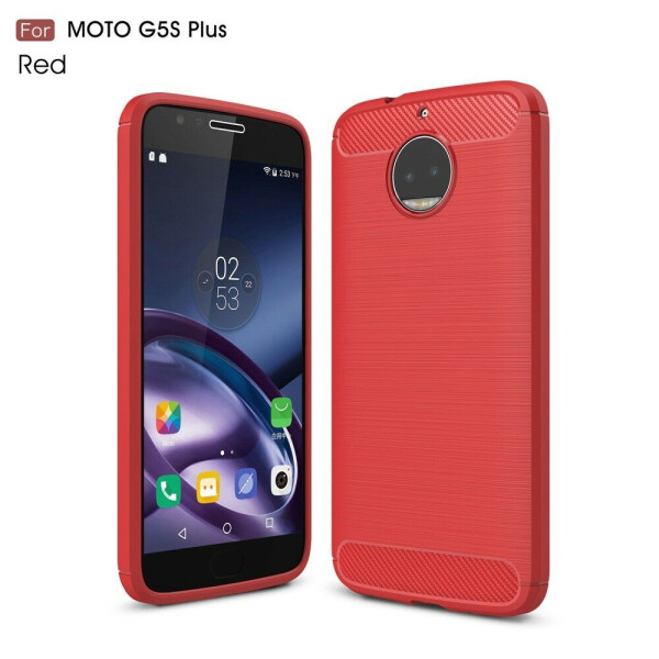 

Защитный чехол UniCase Carbon для Motorola Moto G5s Plus - Red
