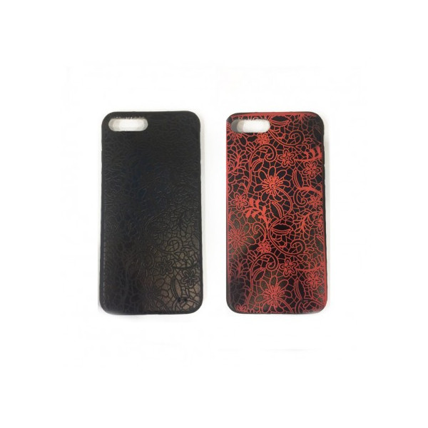 

TPU Secret Case Series для Apple iPhone 7 plus / 8 plus (5.5") (Цветы / Черный) (60399)