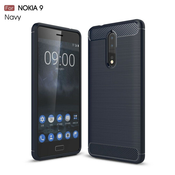 

Защитный чехол UniCase Carbon для Nokia 8 - Dark Blue