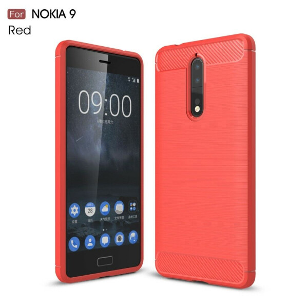 

Защитный чехол UniCase Carbon для Nokia 8 - Red