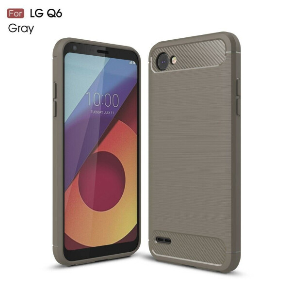 

Защитный чехол UniCase Carbon для LG Q6 / Q6a - Grey