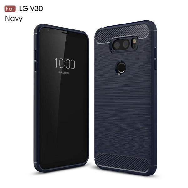 

Защитный чехол UniCase Carbon для LG V30 - Dark Blue