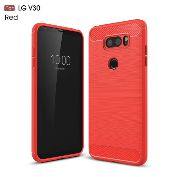 

Защитный чехол UniCase Carbon для LG V30 - Red